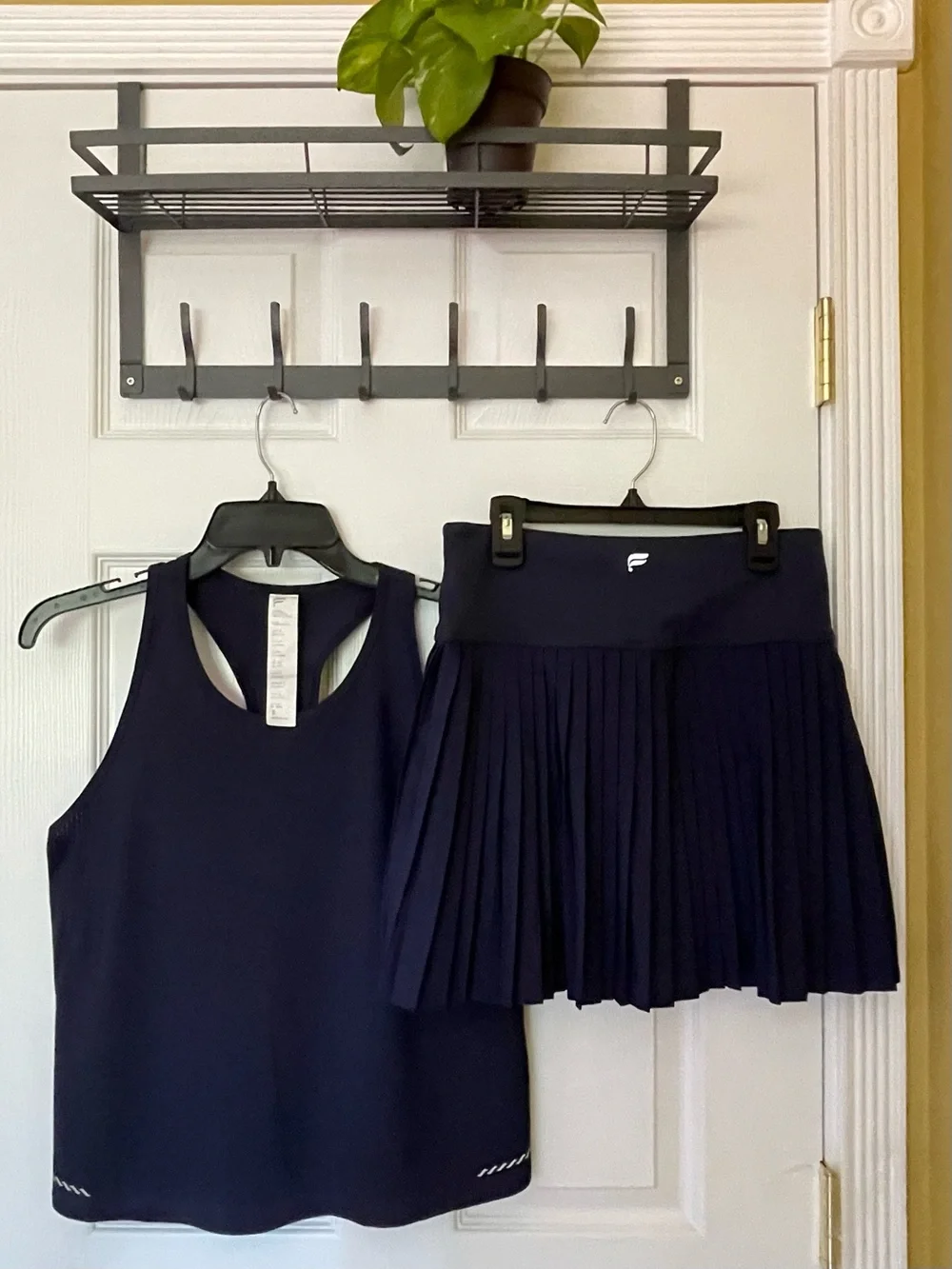 Fabletics Navy Top and Pleated Performance Tennis Skirt Size S - Picture 1 of 7